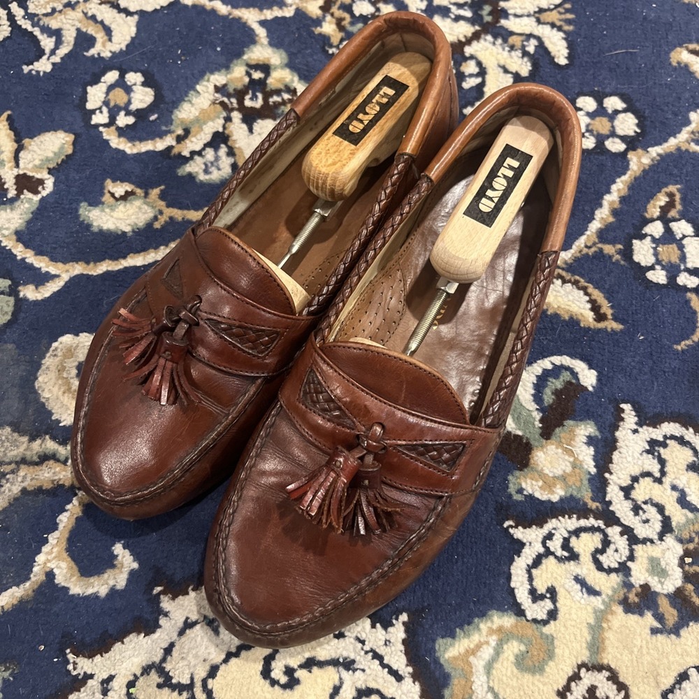 Allen Edmonds Port Washington Maxfield Loafers 11 EEE Made in USA IVY Brown - Picture 4 of 9